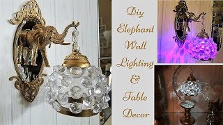 Diy Dollar Tree Wall and Table Lighting Decor| Inexpensive Home Decor ideas!