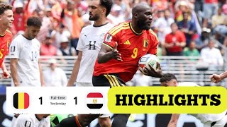 Belgium 1-1 Egypt | FULL Extended Highlights | FIFA World Cup 2026™ | Lukaku Saves Belgium!
