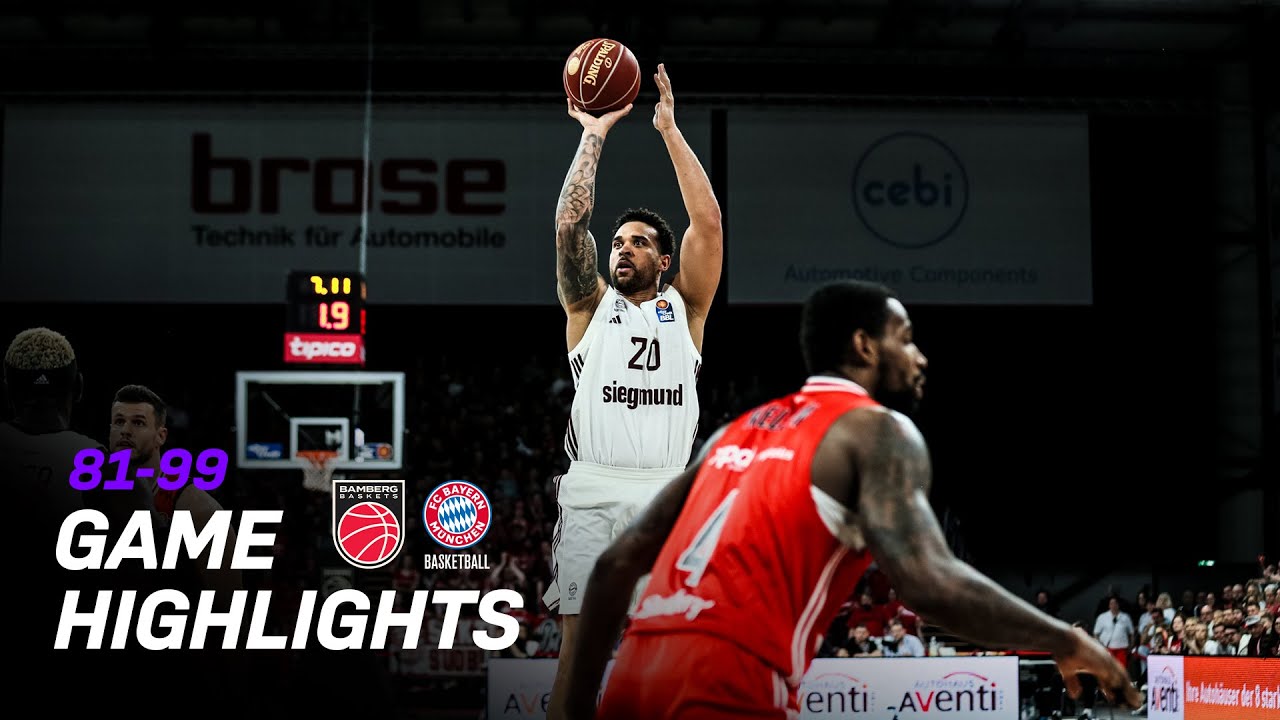 FC Bayern München Highlights | Bamberg - FCBB 81:99 | BBL 23/24 | 26. Spieltag