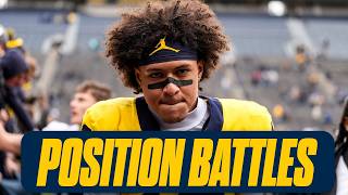 Press Conference Takeaways Improved Michigan WR group DT pecking order WR3 more I