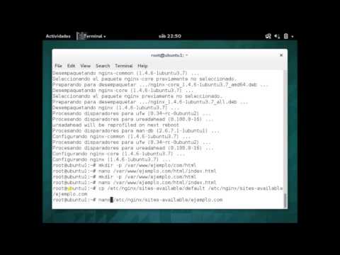 Configuración de página web con NGINX en UBUNTU server