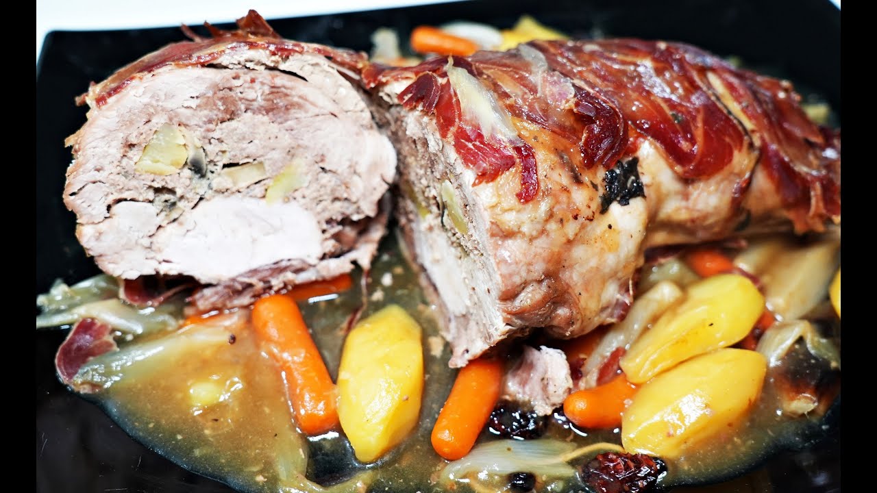 PIERNA DE PAVO RELLENA RECETA DE NAVIDAD