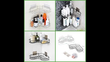 Kệ inox dán góc tường đa năng