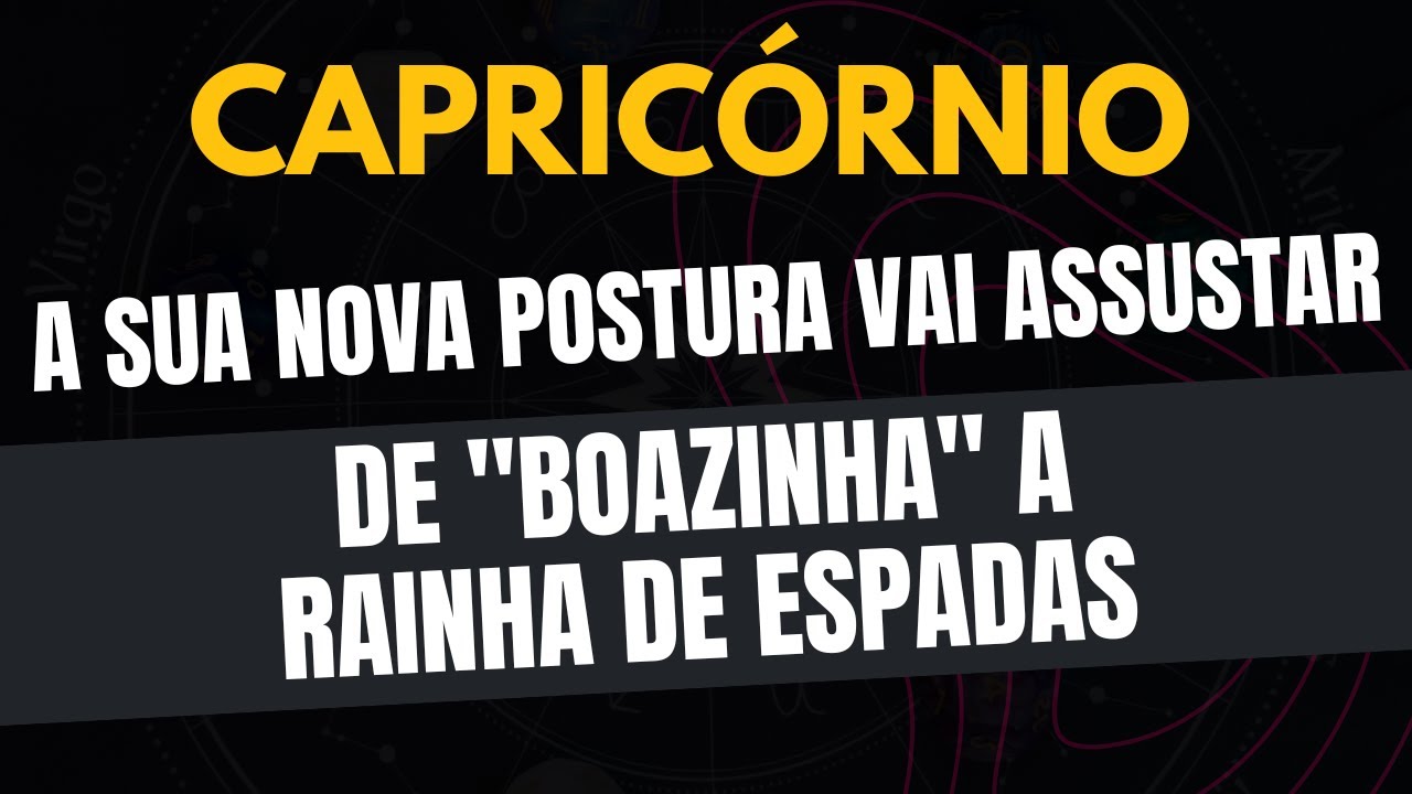 CAPRICÓRNIO♑️ DE 