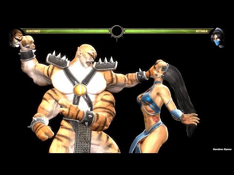 Mortal Kombat 9 All X-rays on Kitana (HD)