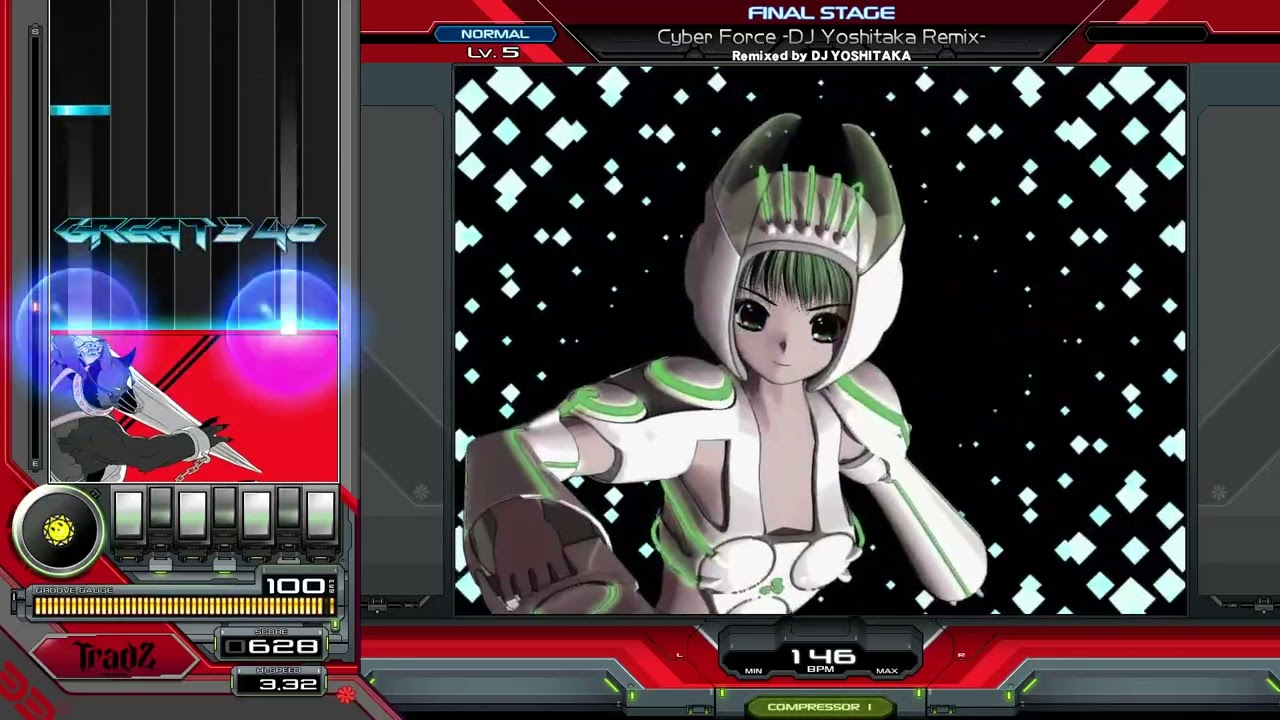 beatmania IIDX】Cyber Force -DJ Yoshitaka Remix- / Remixed by DJ