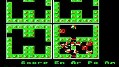 Dunjunz by Bug Byte on the Acorn Electron - levels 11 to 13