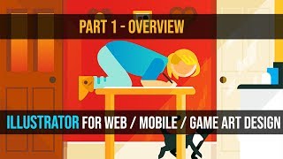 Illustrator Advance Course For Mobile - Web - Game Art Creation From Scratch | Part 1 - Overview screenshot 5