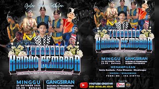 🔴JATHILAN TURONGGO KRIDHO SEMBADA LIVE DI GANGSIRAN MADUREJO PRAMBANAN SLEMAN 26 OKTOBER 2025