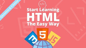 Learning HTML - Quotation and Citation Elements