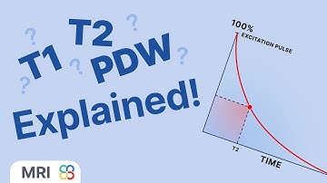 T1, T2 and Proton Density Weighting explained - MRI physics