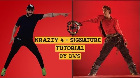 Krazzy 4 - signature step | tutorial | hrithik roshan | dws choreographies