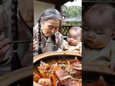 Centenarian Vlog Four Generations Of Grandparents And Grandchildren It Is A Blessing To Eat It