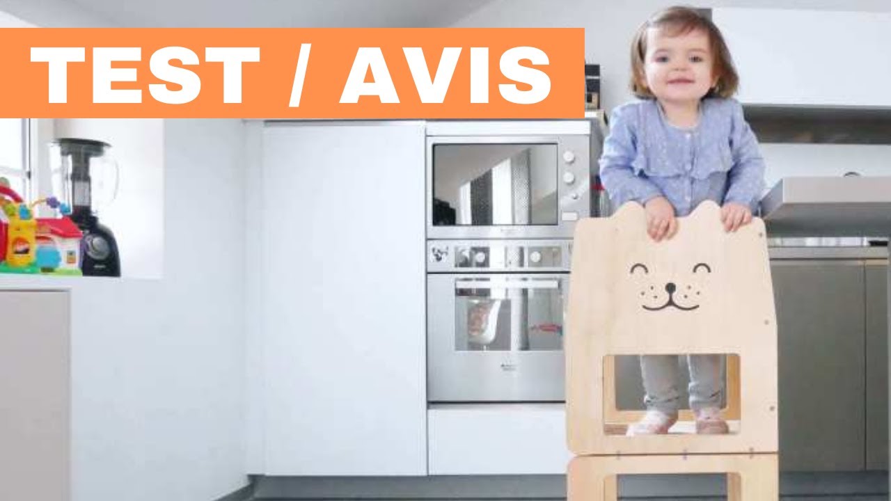 MAMOI® Tour d observation de bois pour enfant, Chaise pliable pour  apprentissage pour bebe, Table tabouret d'observation montessori à partir  de 1 an