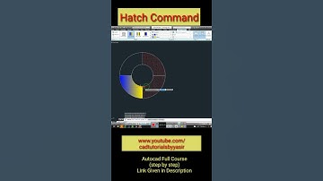 Hatch Command in Autocad | cad tutorials by yasir