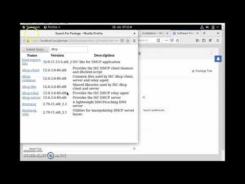DHCP server install to CentOs using Webmin - YouTube