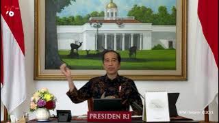 Presiden Jokowi Pimpin Ratas Evaluasi Perkembangan dan Tindak Lanjut PPKM Level 4, 7 Agustus 2021