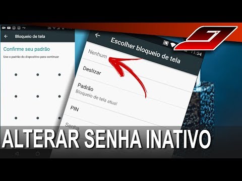 Vídeo: Como Remover A Senha De Configuração