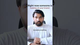 What Your Brand Says When You’re Not in the Room | What Your Brand Is Really Communicating ? #shorts