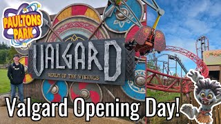 Valgard Opening Day at Paultons Park! | Review + POV's | DRAKON Is Amazing! 🎢