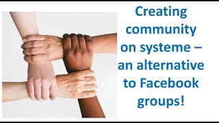 How to create a community on systeme