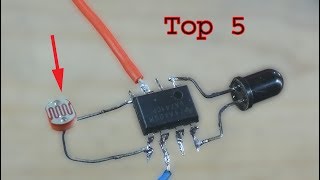 Top 5 useful projects, super easy useful UA741 ic diy projects