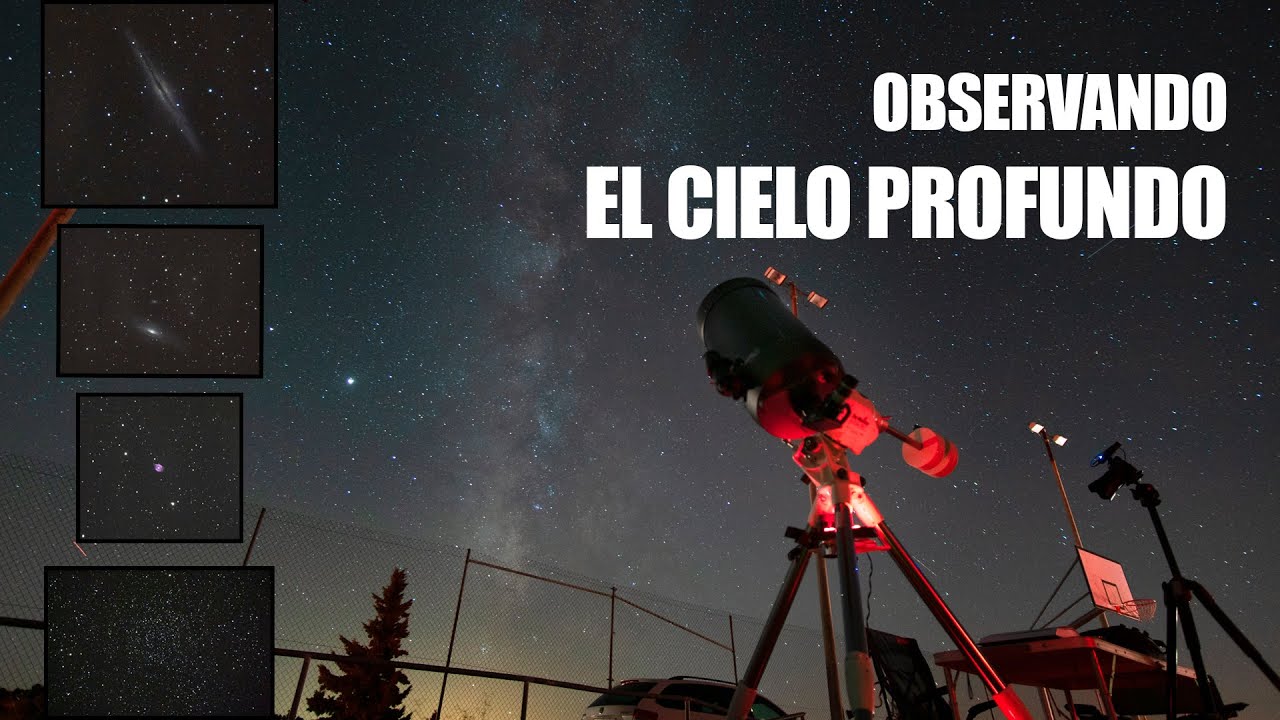 Decaer Privilegiado manguera Observando el Cielo Profundo a través de telescopio - YouTube