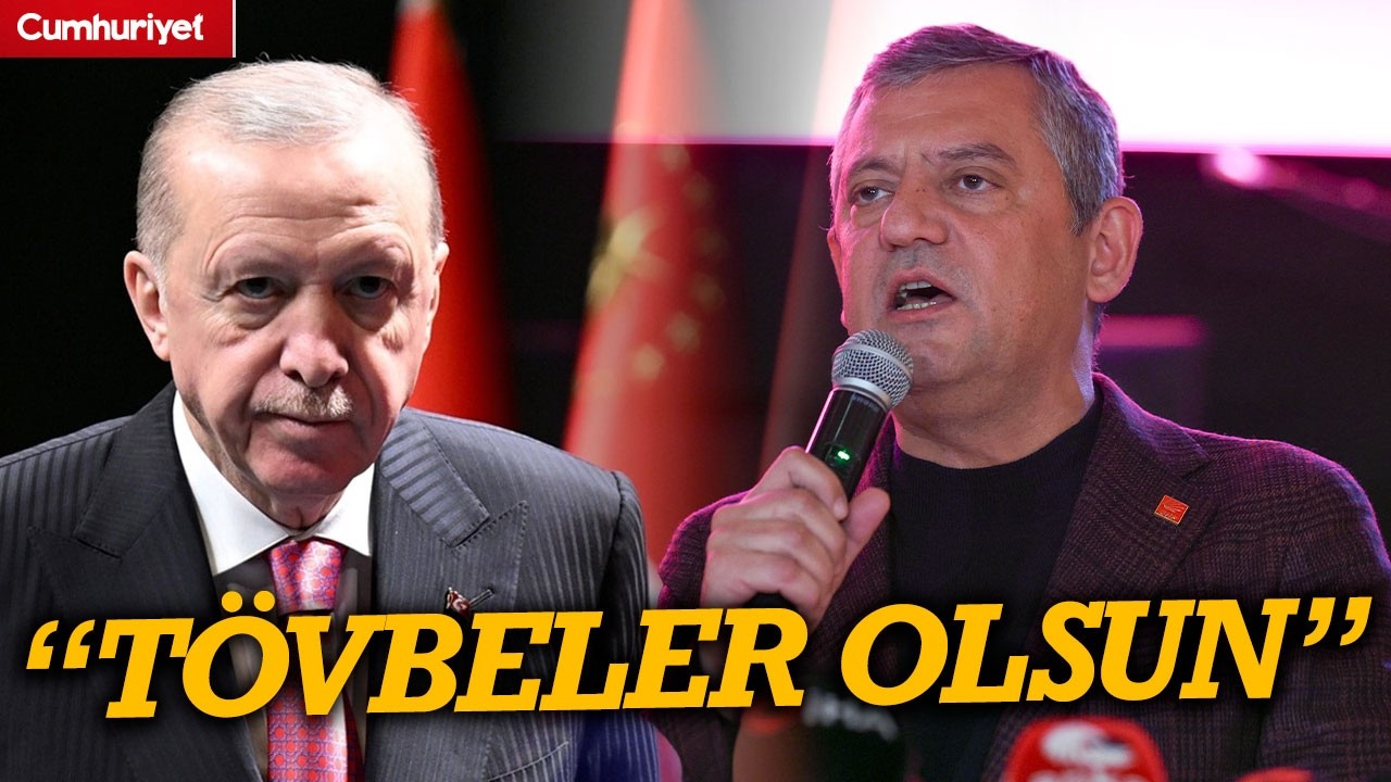 Özgür Özel'den Erdoğan'a 'iddianame' yanıtı! 