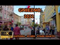 ⁴ᴷ⁶⁰ 🇵🇱 Gniezno/Poland - Walking Tour - Old Town - Catherdal - Market (May 2022) [4K]