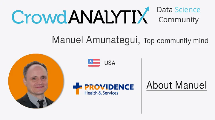 About Manuel Amunategui - Top Solver CrowdANALYTIX