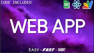 React App with Google Sheets as Db and deployed on Google Sites