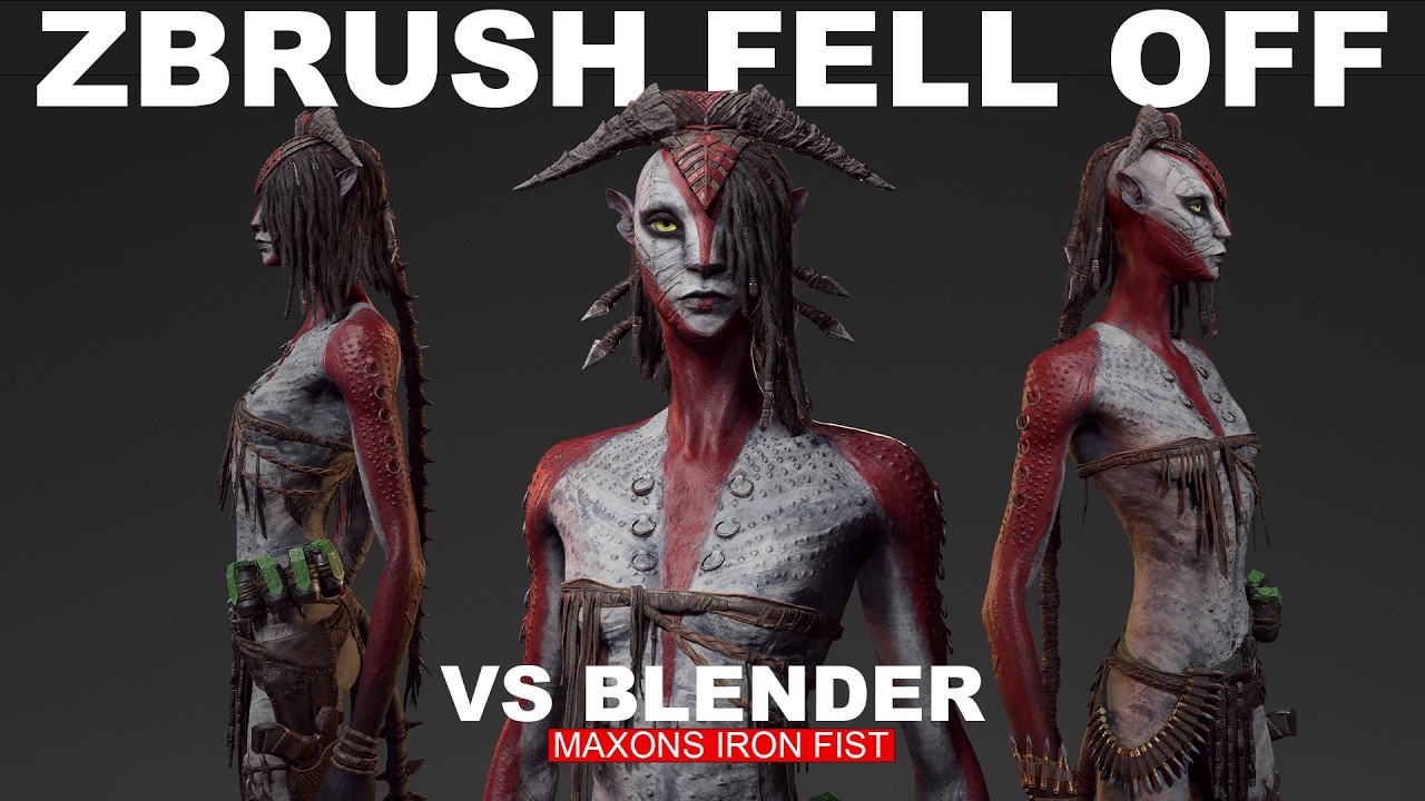 Blender против ZBrush 2026: Не тратьте деньги на скульптинг!