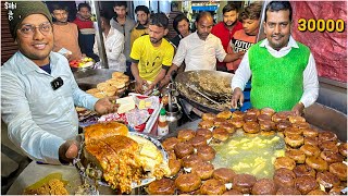 110/- Crorepati Rehri wale ka Jam Pack Desi Burger | Street Food India