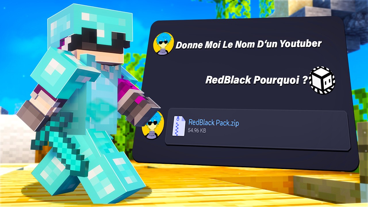 1 YouTuber choisi = 1 Pack Texture !