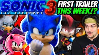 New Sonic Movie 3 Trailer Coming This Week!? - No Amy & Rouge, Release Date & More!