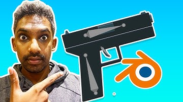 How To Rig And Animate A Gun In Blender