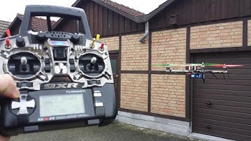 APM Quad Maiden flight (Loiter for Video) Default Pid´s