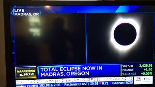 Eclipse coverage by CNBC