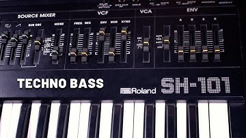 How to Make Techno Bass on Roland SH-101 | Classic Analog Synth Tutorial