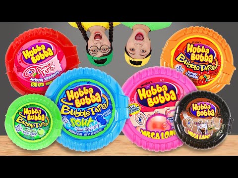 Hubba Bubba Challenge Bubble Gum DONA Mukbang