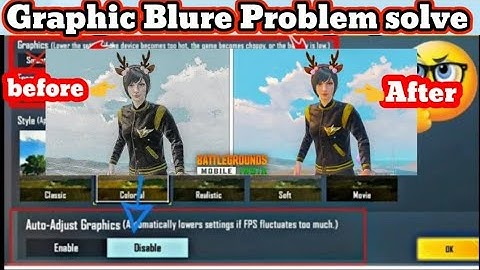 Bgmi graphic blure problem solve | Bgmi graphic problem solve #bgmi #pubg #graphics #90fps #hdr #fps