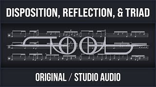 Tool - The Holy Trinity: Disposition, Reflection, Triad (Original Audio) [Dark] - Drum Sheet Music