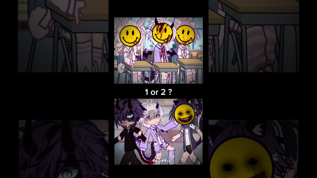 «1 Or 2?» [Happy face~🙂] Not my og 