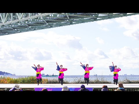 [4K] 甲南女子大学 KEEP SMILING よさこい部　神戸よさこい 2021 1日目