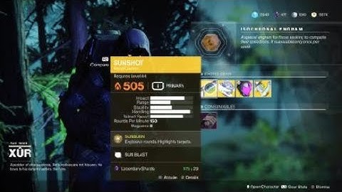 Boost Power Of Other Characters - Buy Xur Items (Winding Cove, EDZ - Destiny 2: Forsaken)