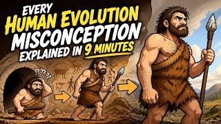 Every Human Evolution Misconception Explained in 9 Minutes