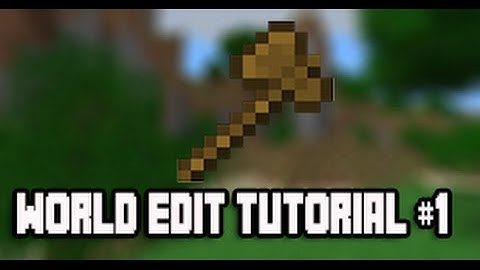 World Edit Tutorial 1.8 - 1.17  | The Basics | Part 1