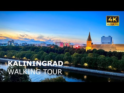 Kaliningrad walking streets 2023 – «Walk around the center of Kaliningrad» Tour | Russia on YouTube