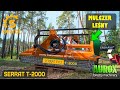 Mulczer leśny Serrat FX-3 T-2000 - prezentacja  #maszyny #maszynyrolnicze #maszynyleśne