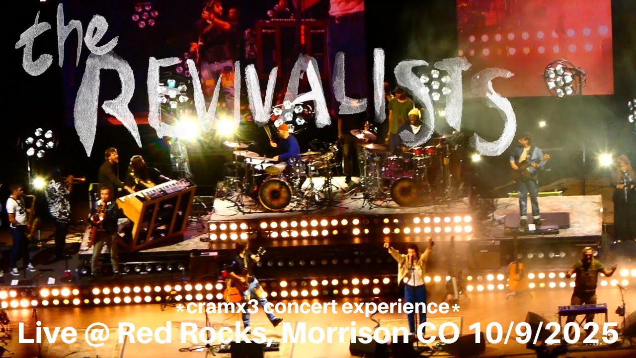 The Revivalists LIVE @ SOLD OUT Red Rocks Amphitheater Morrison CO 10/9/2025
